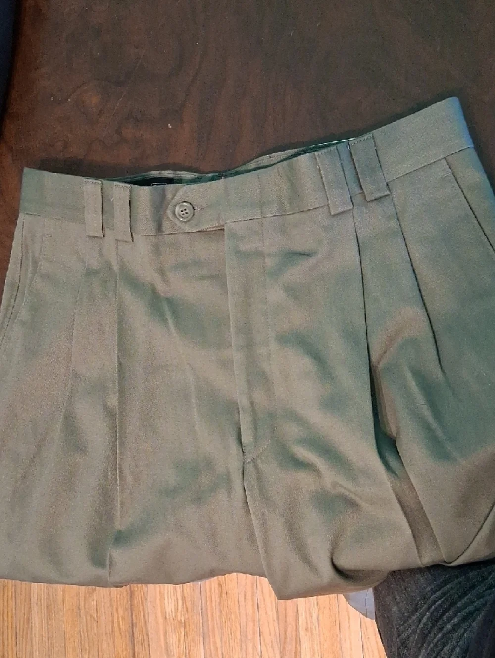 NEW! Men's Sage Colour Performance Dress Pants - Classic Fit 4523 - Picture 5 of 7